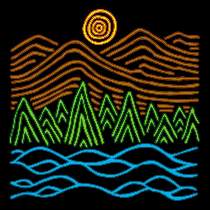 Seltsame Landschaft