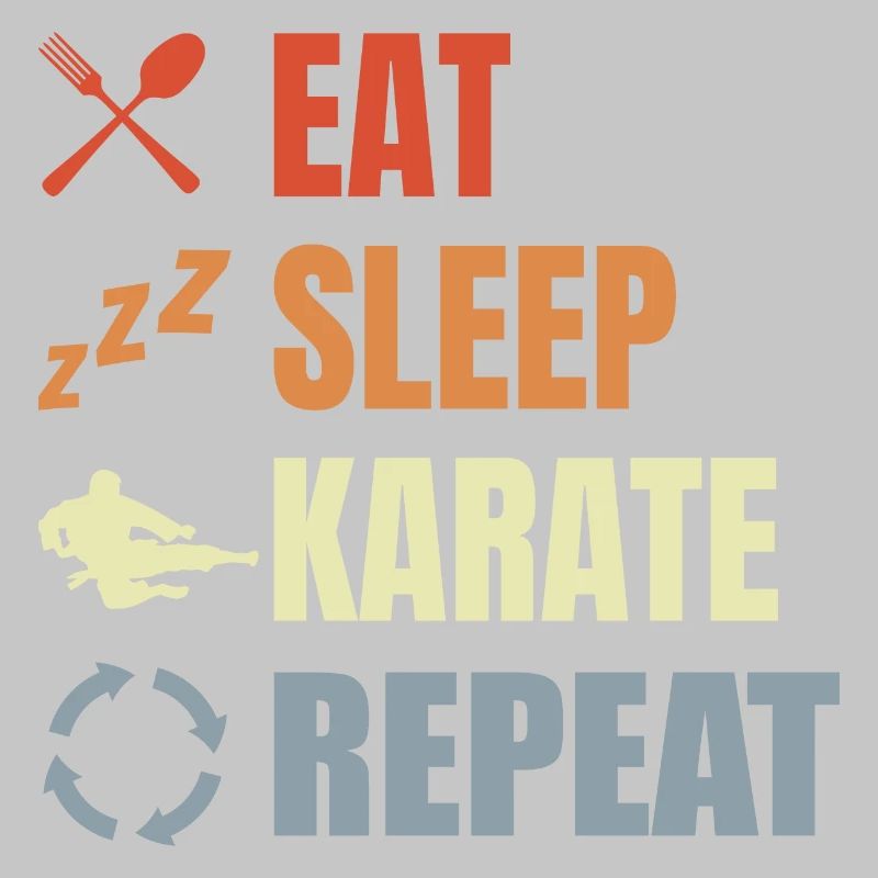 Manger, dormir, répéter le karaté