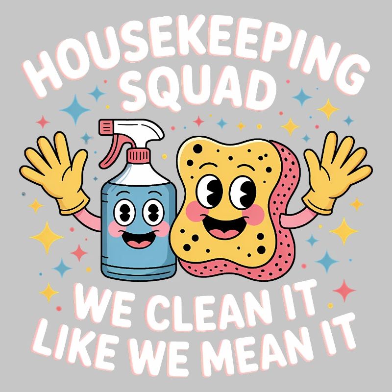 Funny Cleaning Design