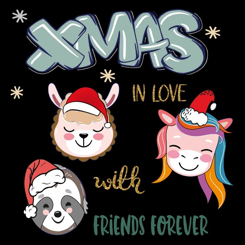 Weihnachten Freunde 