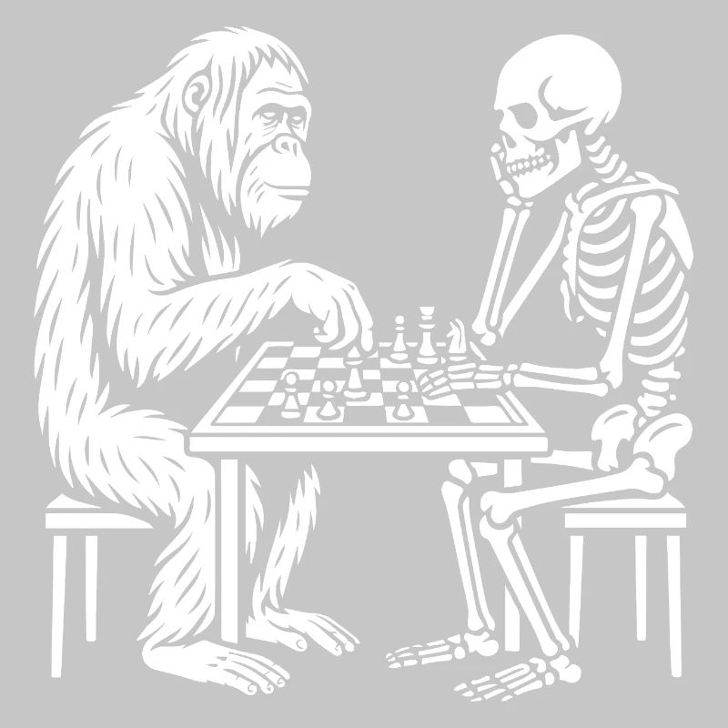 Primate vs Skeleton Chess Duel
