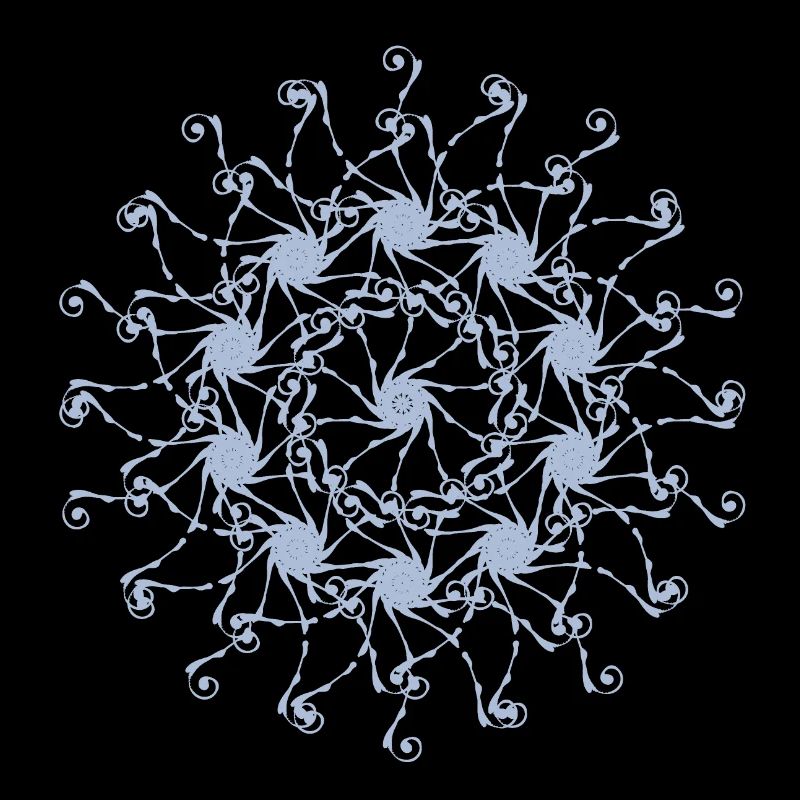 Mandala | Random patterns rotated