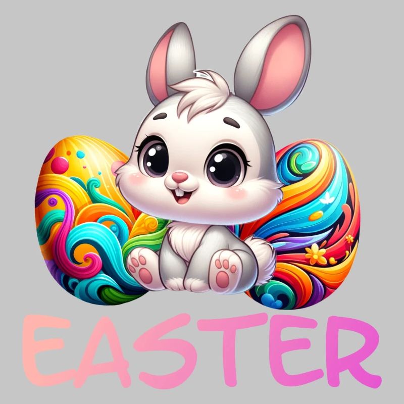 Easter Bunny with Easter Eggs