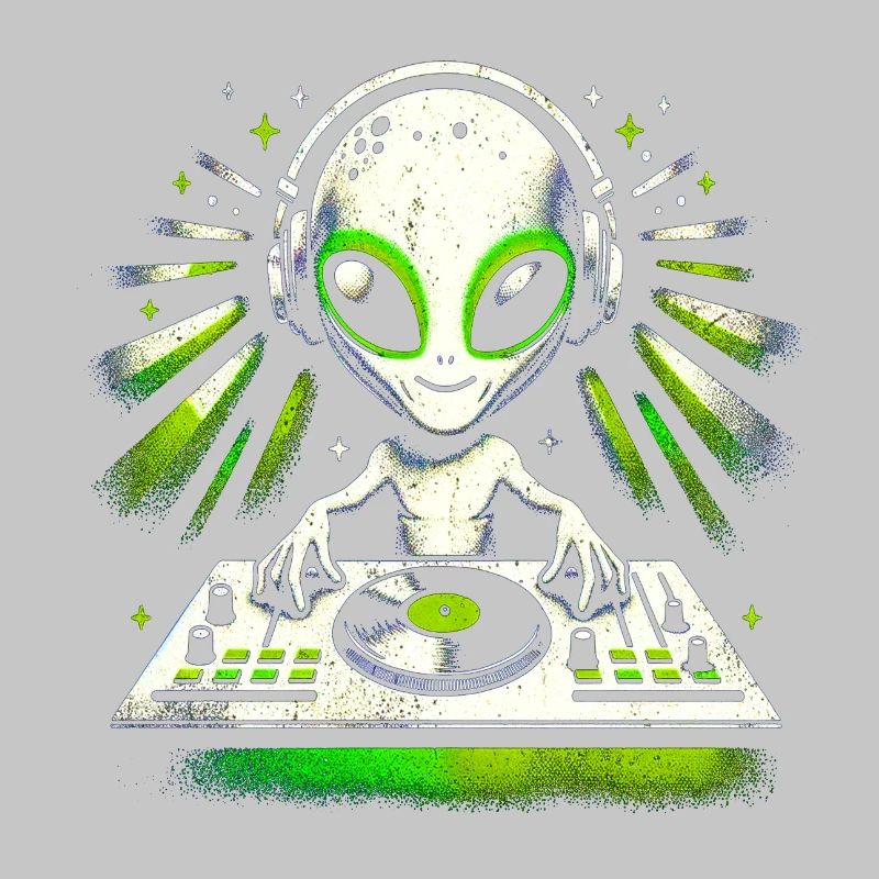 Alien DJ Vibes – Conception de rythmes verts cosmiques