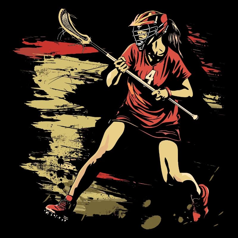 Oldschool Lacrosse Mädchen
