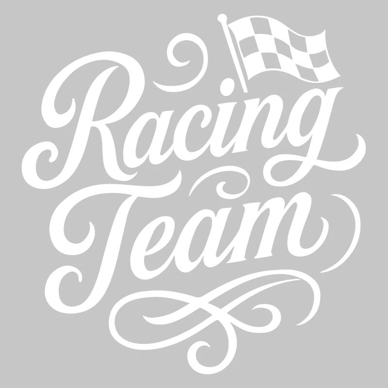 Drapeau de course de l’équipe de course
