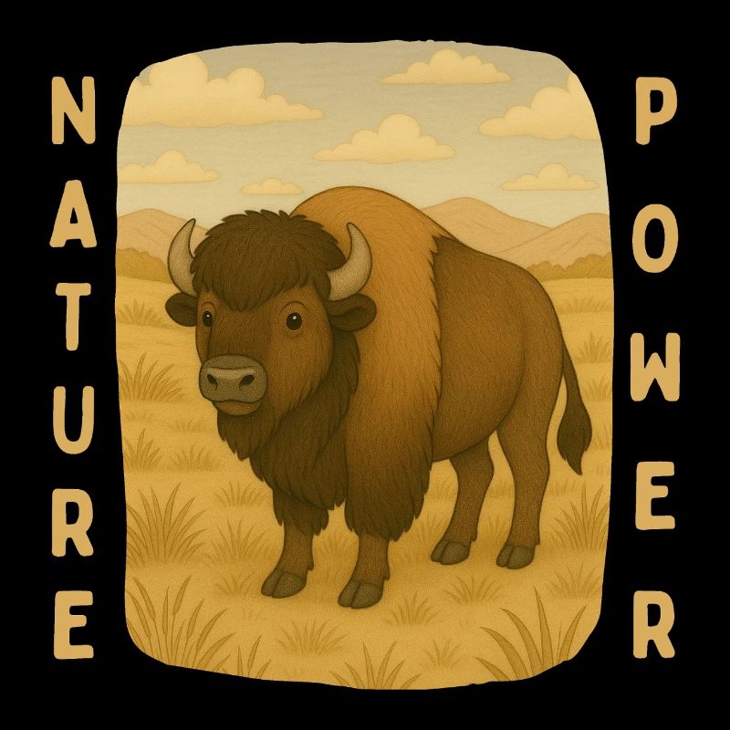 Bisons sur la steppe