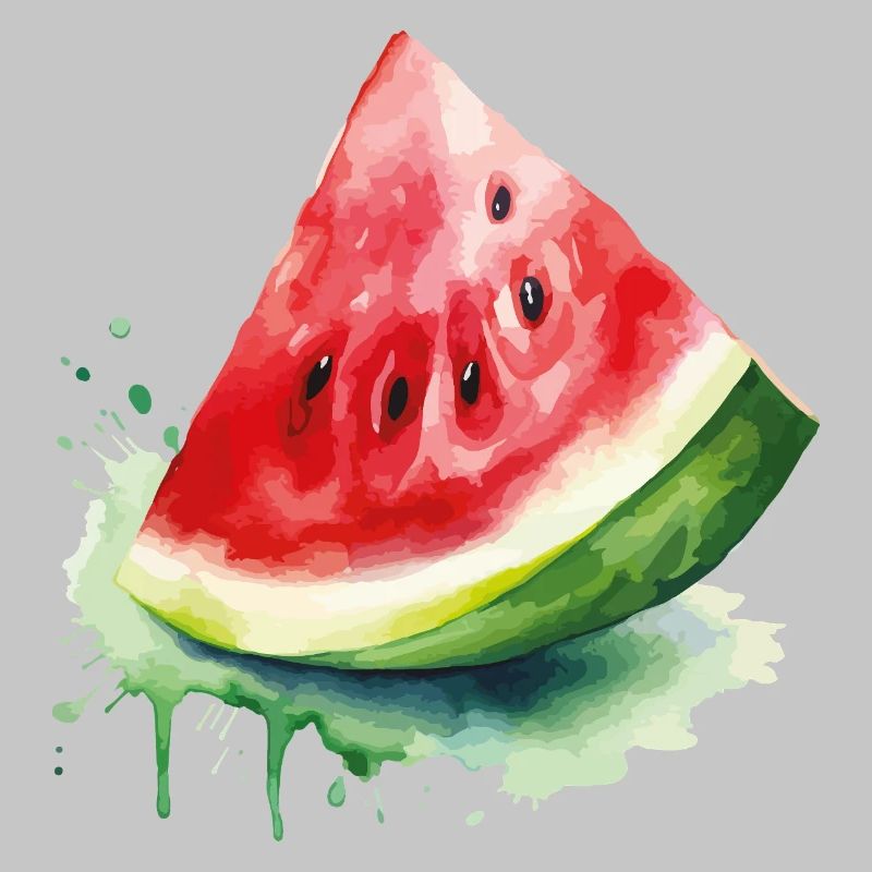 Éclaboussure d’aquarelle pastèque
