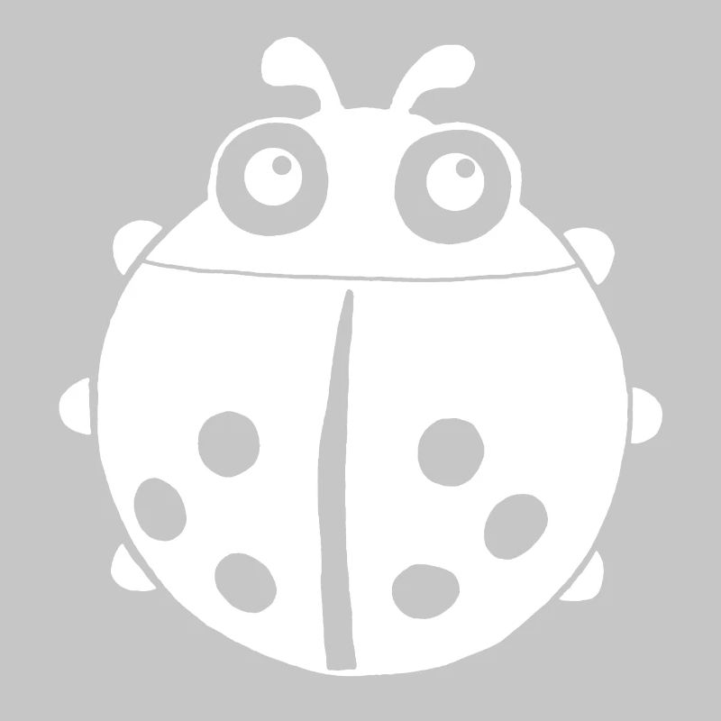 White ladybug