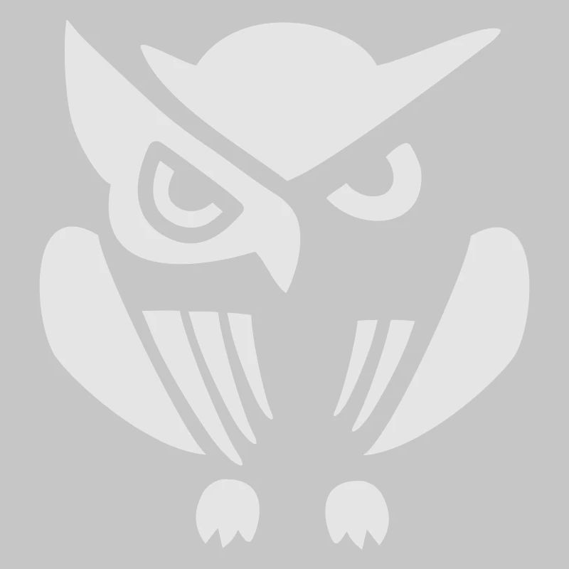 Fabuleuse illustration de hibou sur impression