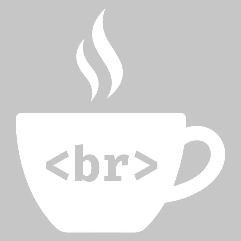 Pause café – Conception drôle de balise HTML