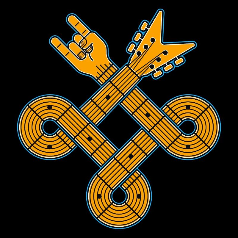 Emblème de guitare Celtic Knot