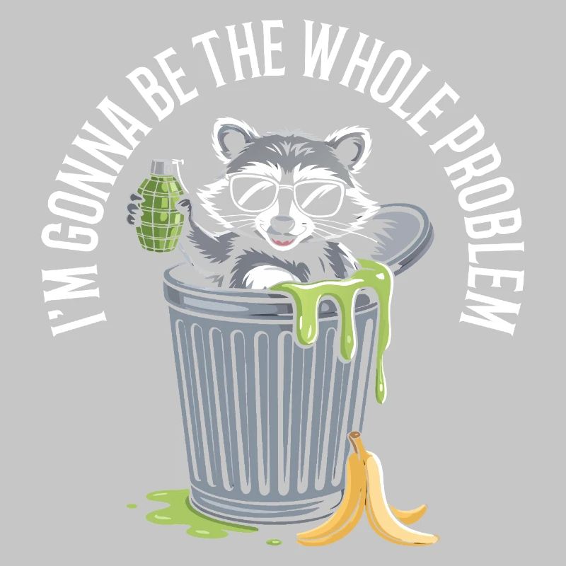 Ich bin das Problem – Lustiges Statement Design