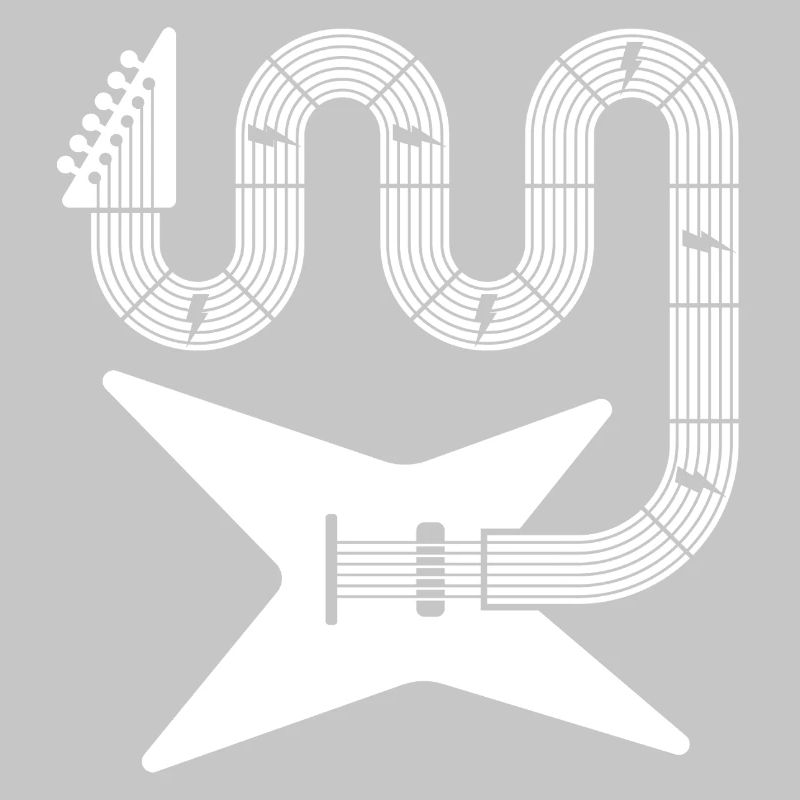 Abstrakte E-Gitarre