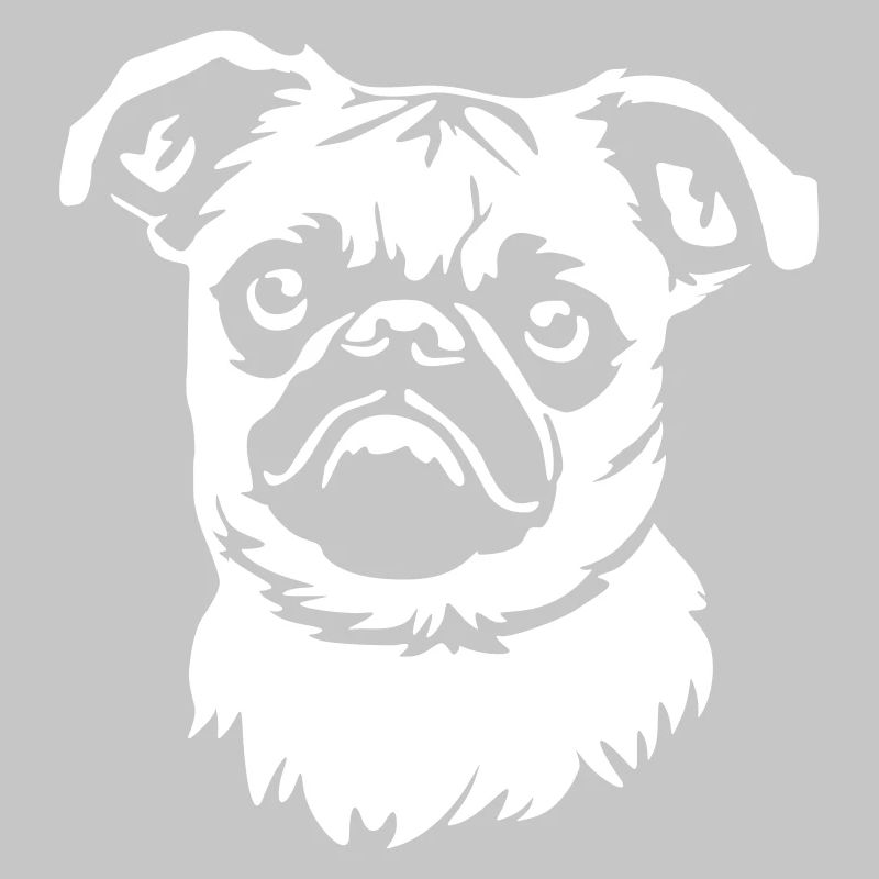 Brussels Griffon Head "Black Edition"