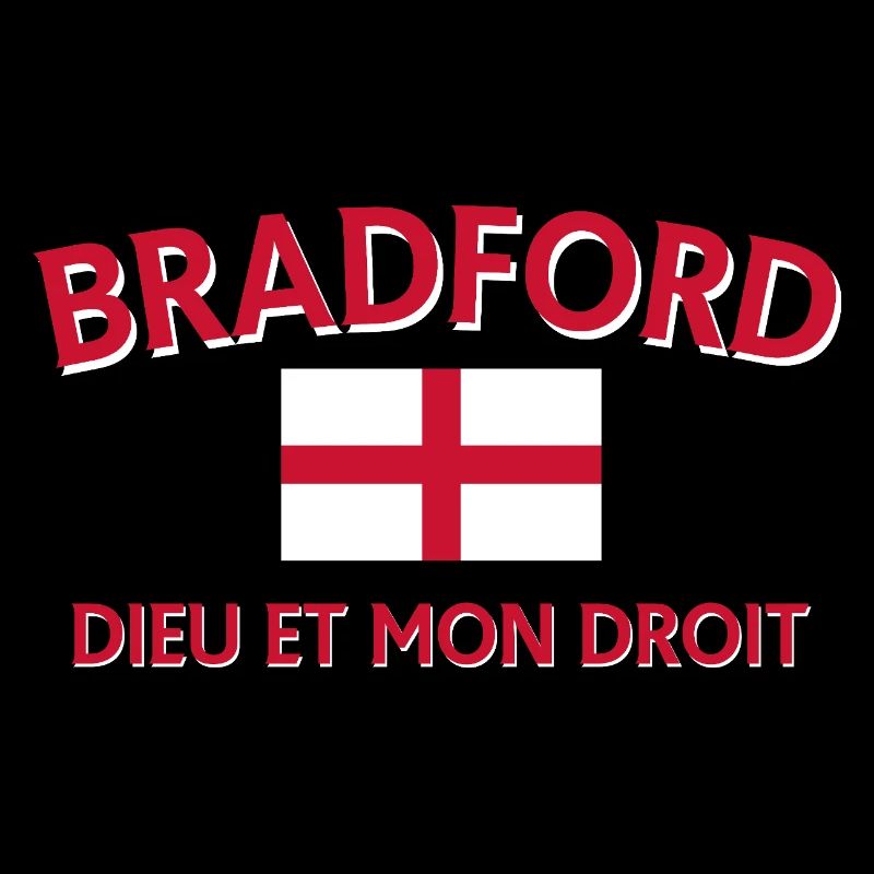Drapeau de Bradford avec devise