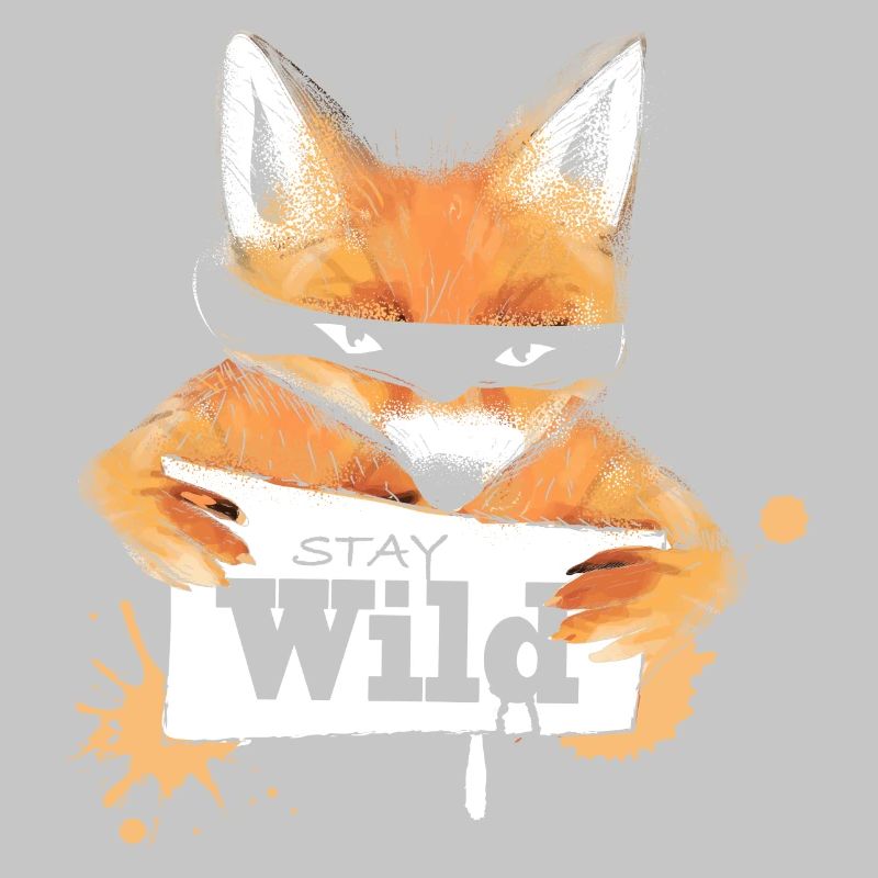 Fuchs mit einer Nachricht