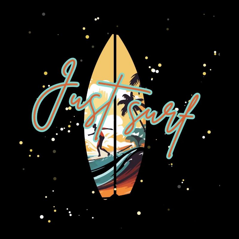 Surfer Sunset Design