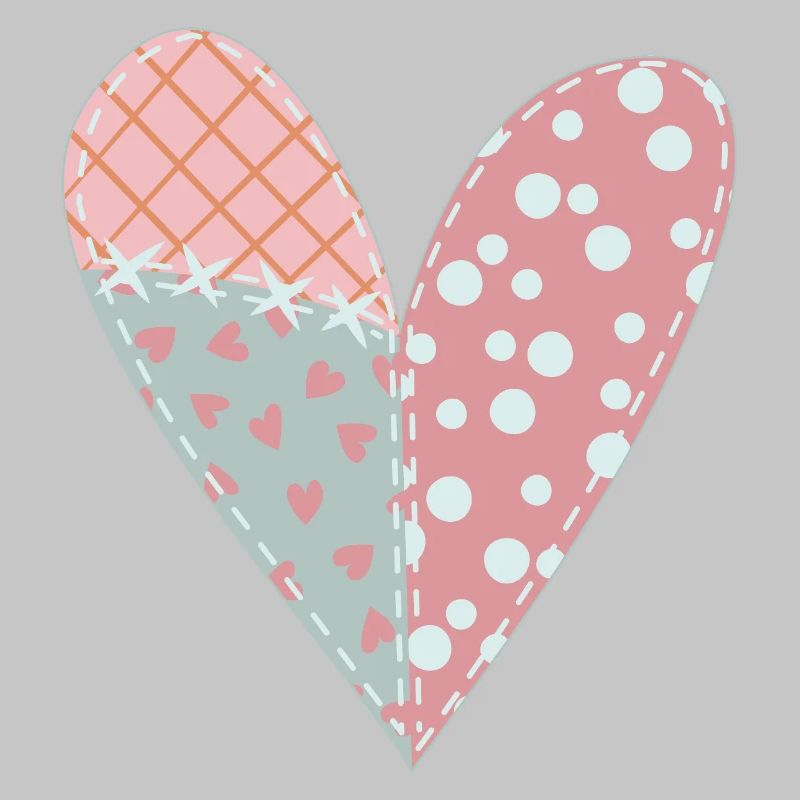 Patchwork Herz Nr. 6