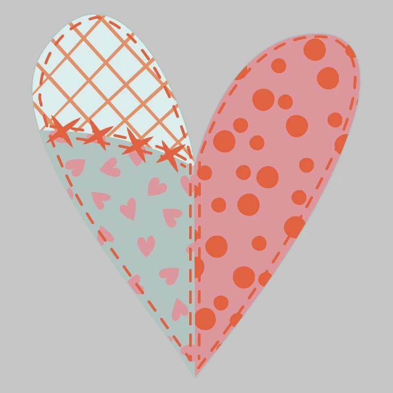 Patchwork Herz Nr. 11