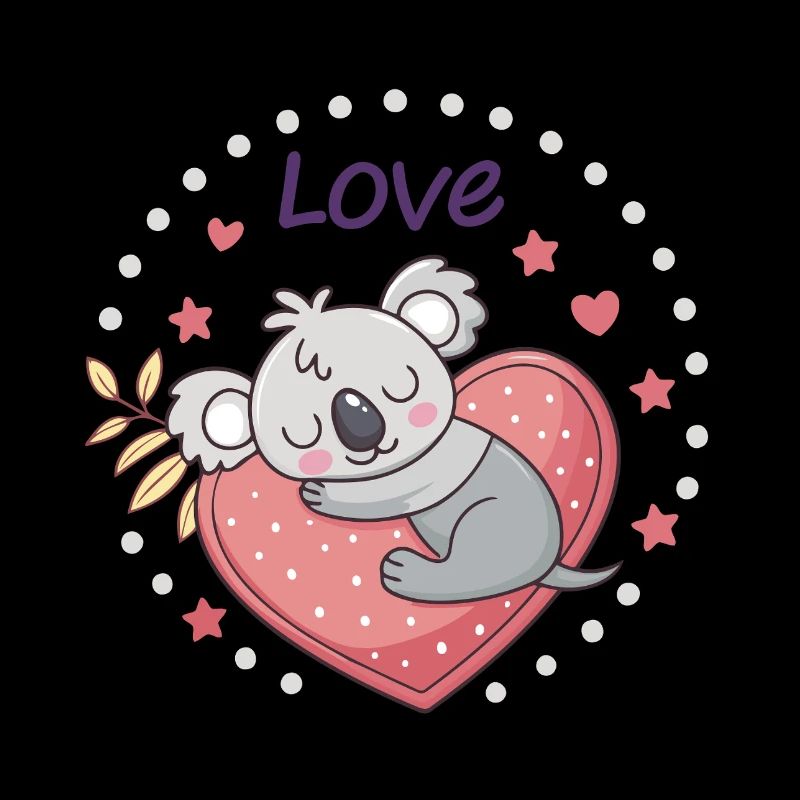 Koalaherz Liebe süß