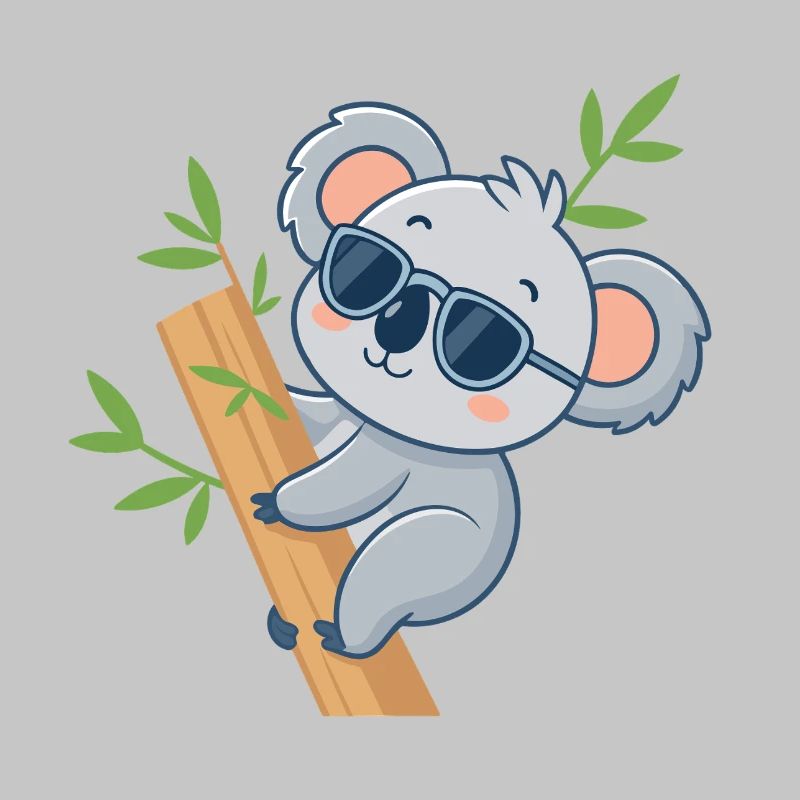 Koala on Casual Bamboo