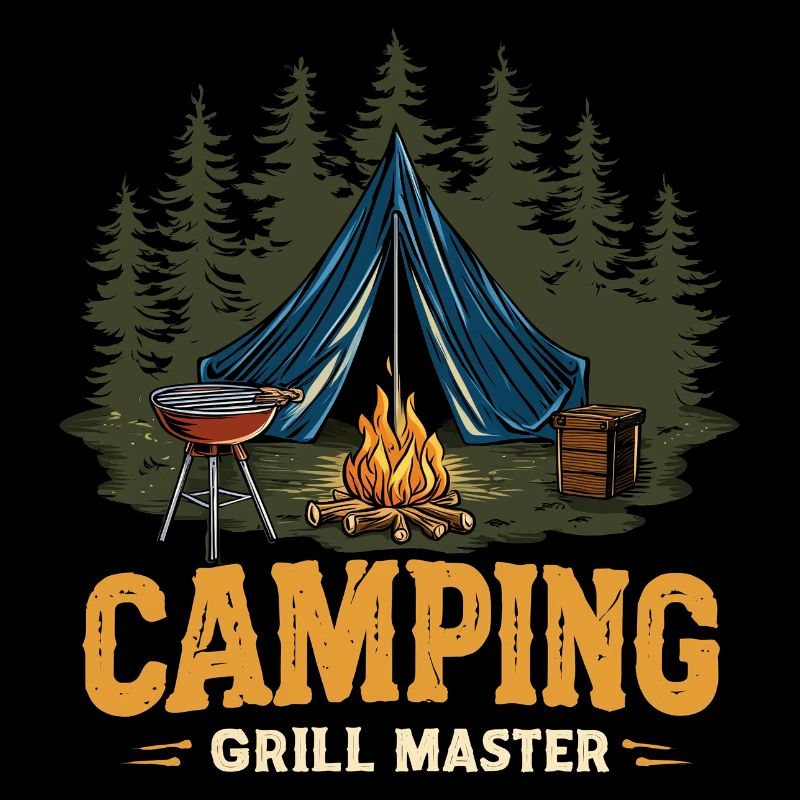 Camping Grilling Dicton, Camping Grill Master Camper