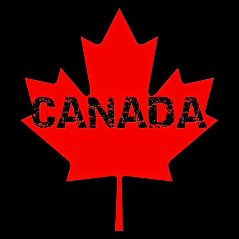 Faded Canada Maple Stamp