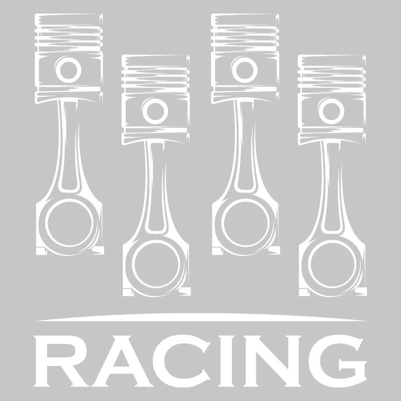 racing piston car engine icon logo icon graphic