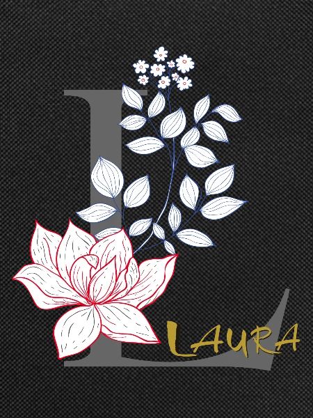 Initiale Buchstabe Laura