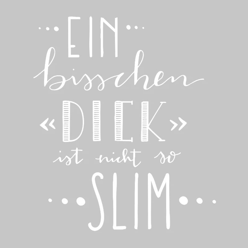 A little thick is not so slim – weight