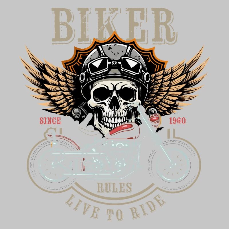 Biker Rules - Since 1960 - Live to Ride