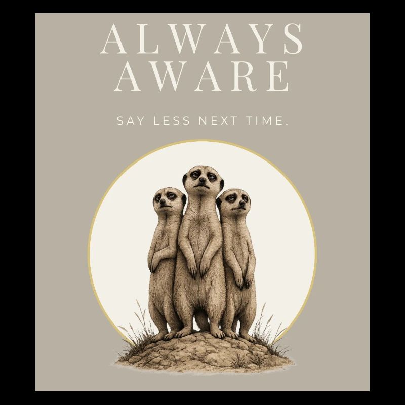 Always Aware Funny Meerkat