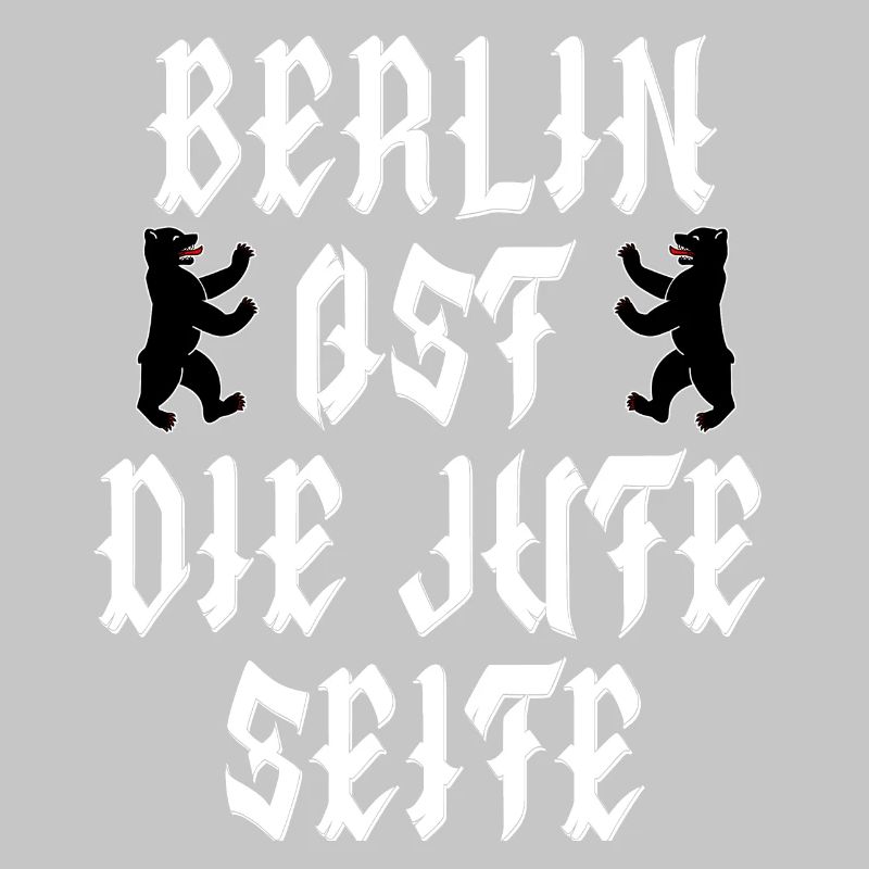 Berlin Bear - Berlin East the jute side