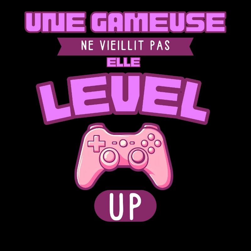 Elle Level Up Gameuse Rose