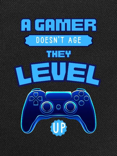 Gamer Level Up Neon-Controller