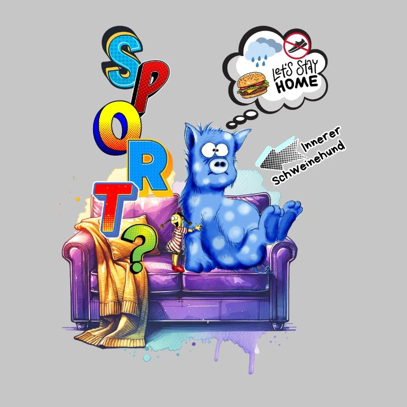 Besiege den inneren Schweinhund. Sport oder Sofa?