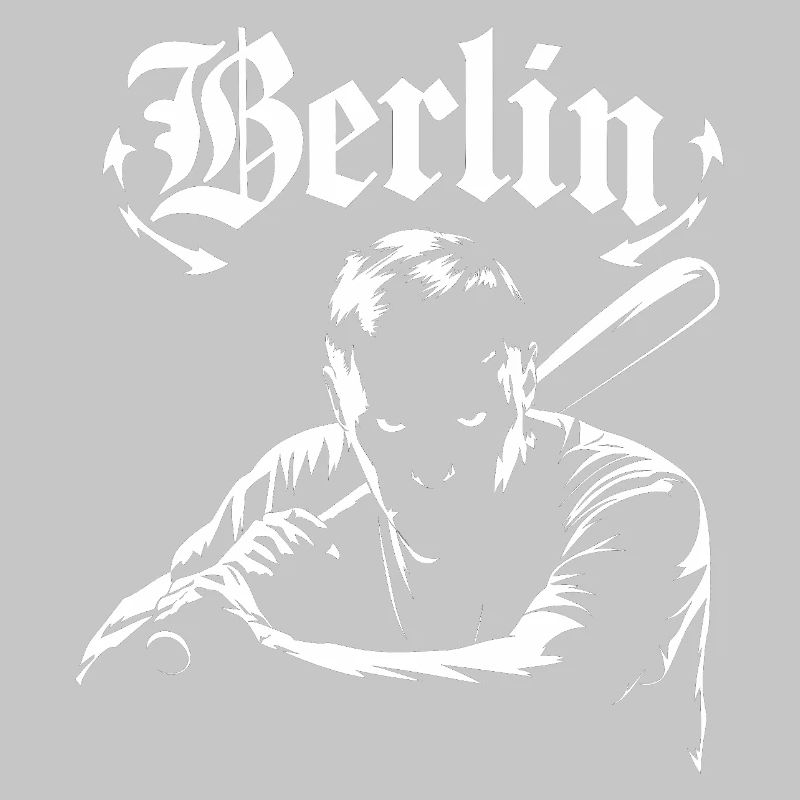 Berlin graphics with shadow effect