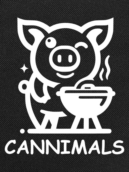 Cannimals – Logo White Edition