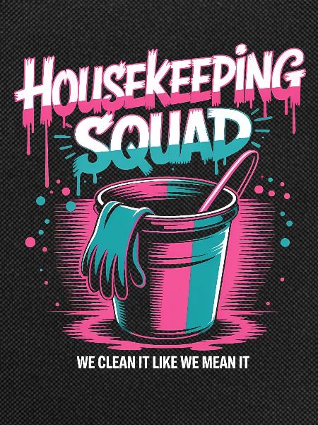 Funny Cleaning Design