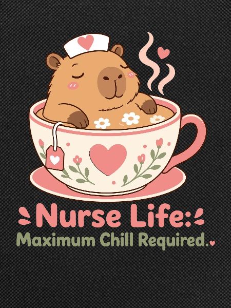 Capybara Nurse Life Pflegekraft