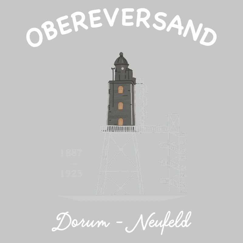 Lighthouse Dorum - Neufeld, German North Sea coast