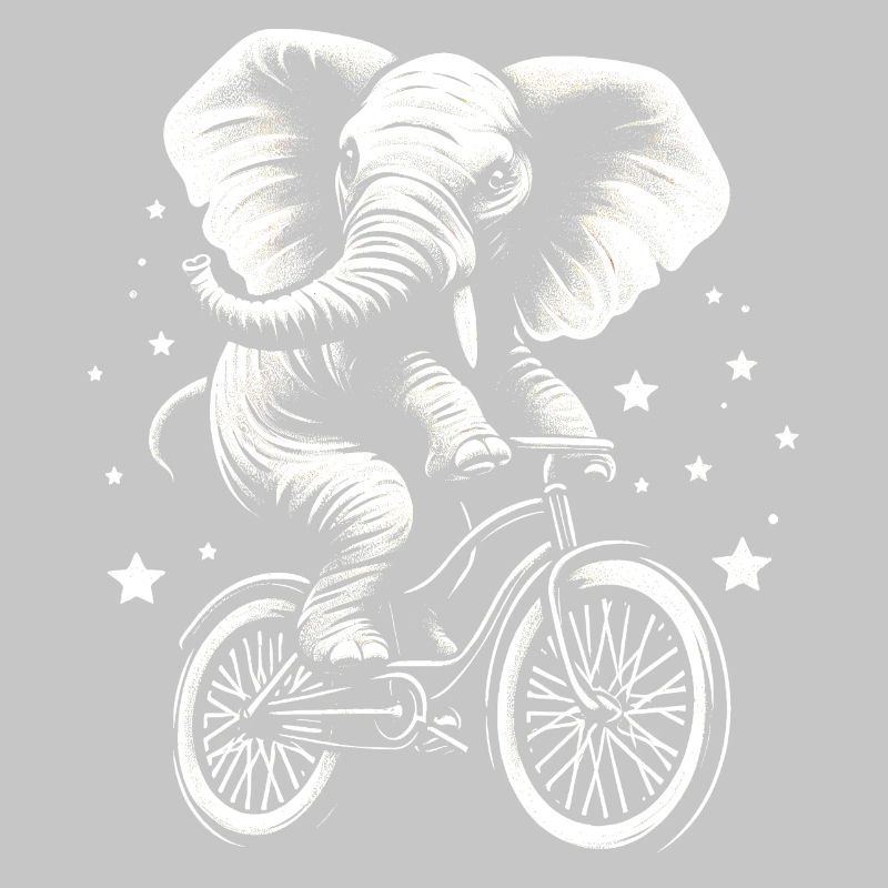 Elephant on a bicycle