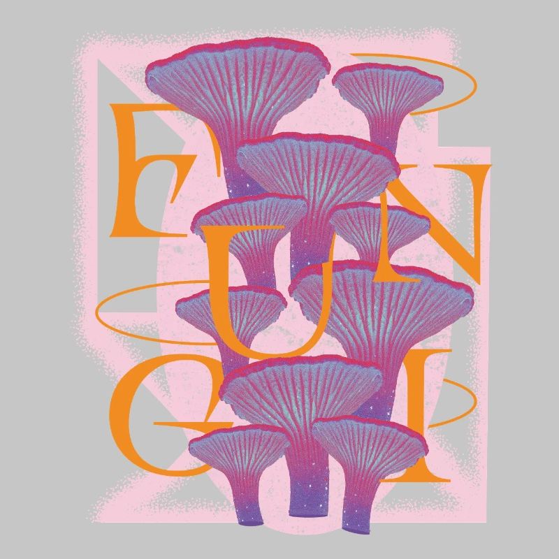 Floraison de champignons psychédéliques