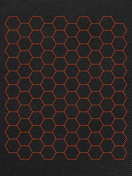 Futuristisches Sechseck-Muster-Design