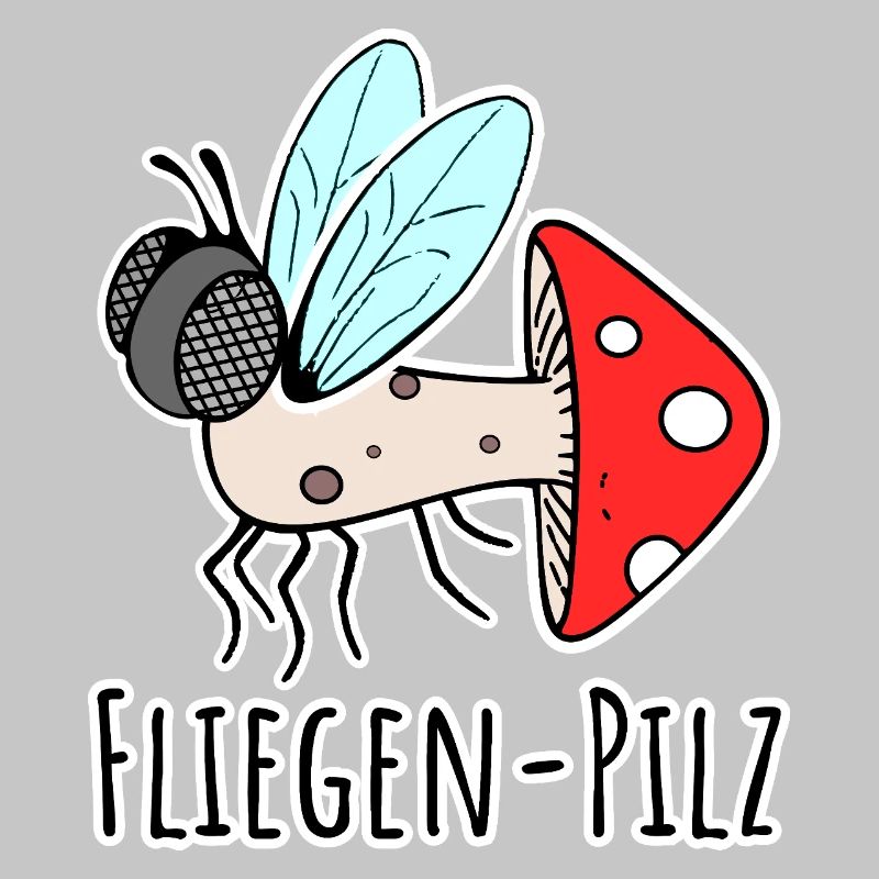 Fly agaric - half fly, half mushroom