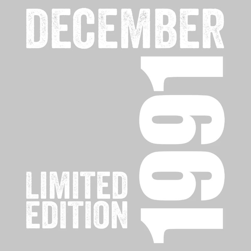 Retro Geburtstagsgeschenk - Dezember 1991
