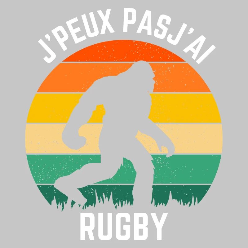 Sasquatch Rugby Retro Soleil