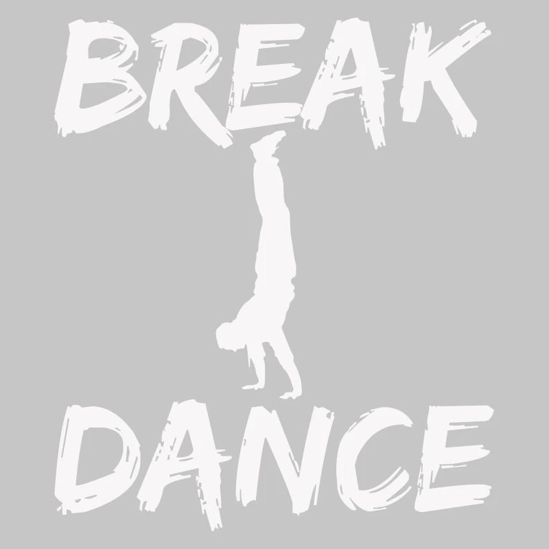 Breakdance Silhouette Motif