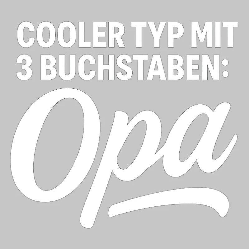 Cooler Typ mit 3 Buchstaben: OPA